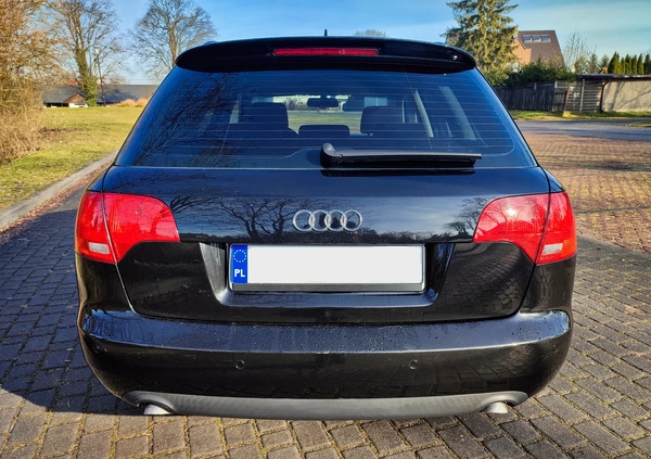 Audi A4 cena 19900 przebieg: 261000, rok produkcji 2007 z Czarne małe 529